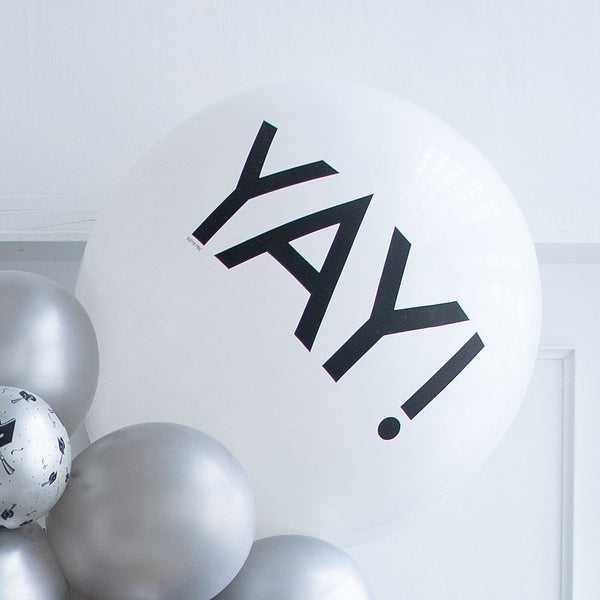 Air-Filled YAY Globe | Luft Balloon | Solid Color Balloons Chicago