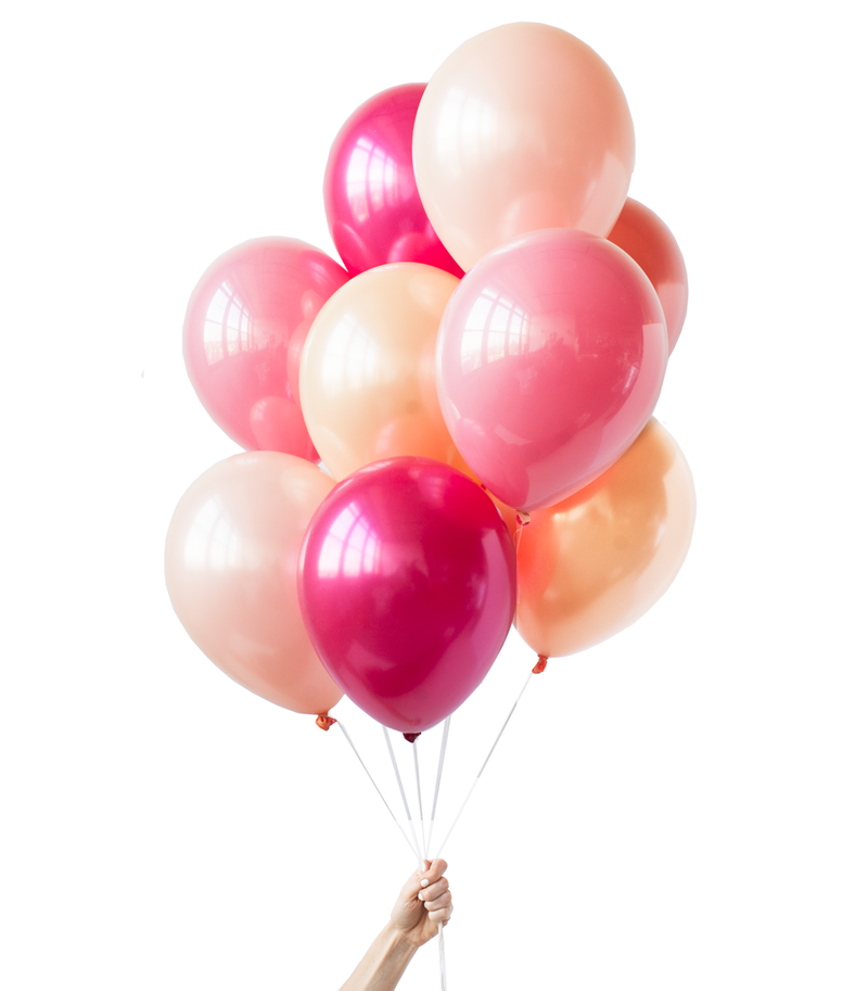 Helium Filled Berry Nice Balloon Bouquet, Luft Balloon