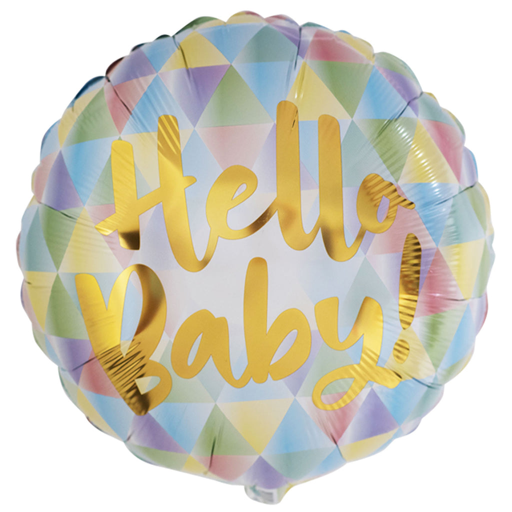 Hello 2024 baby balloons