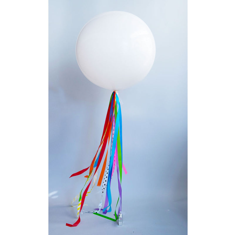 BALLOON TASSEL TAILS 6 Balloon Tails, Balloon Weight & Instructions NEW!